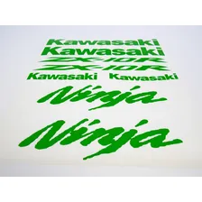 Kit Adesivo Personalizado Moto Kawasaki Zx10r Verde Ca-15697 Foto mini 2