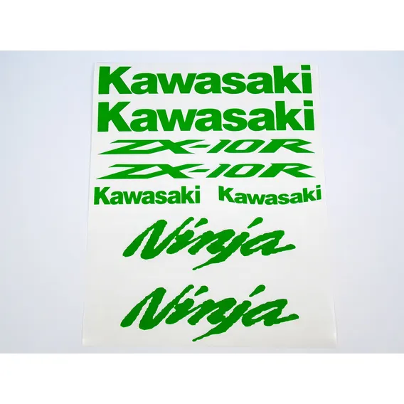 Kit Adesivo Personalizado Moto Kawasaki Zx10r Verde Ca-15697 Foto 1