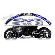 Kit Adesivo Refletivo Roda Aro Moto Compatível Yamaha Fri22 Foto mini 1