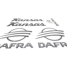 Kit Adesivo Resinado Para Dafra Kansas Custon Prata 13950 Cor Kit Adesivo Emblema Resinado Para Dafra Kansas Custon Prata Foto mini 4