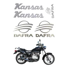 Kit Adesivo Resinado Para Dafra Kansas Custon Prata 13950 Cor Kit Adesivo Emblema Resinado Para Dafra Kansas Custon Prata Foto mini 1
