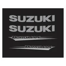 Kit Adesivo Suzuki Burgman 2008 Cor Recorte Eletrônico Foto mini  2