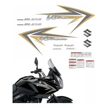 Kit Adesivo Suzuki Vstrom Dl650 2009 Preta Vt009 Compatível Foto mini 1