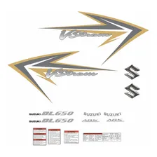 Kit Adesivo Suzuki Vstrom Dl650 2009 Preta Vt009 Compatível Foto mini 3