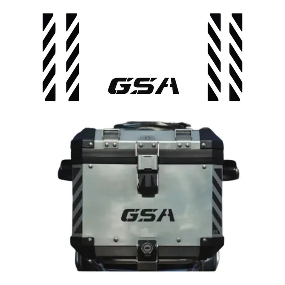 Kit Adesivo Traseiro Bau Para Bmw Gsa 14240 Foto 1