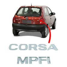 Kit Adesivo Traseiro Emblema Corsa Mpfi Cromado Resinado Foto  mini 1