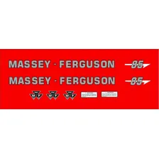 Kit Adesivo Trator Massey Ferguson Mf 85 + Etiquetas 01 Mk Cor Padrão Foto mini 1