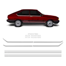 Kit Adesivo Volkswagen Passat Gts Pointer Faixa Completo Cor Cinza Foto mini 1