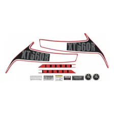 Kit Adesivo Yamaha Xt 660r 2013 2014 Vermelha Etiqueta 10374 Foto  mini 1