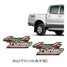 Kit Adesivos 4x4 Turbo Intercooler Hilux 09/12 + Automatic Foto mini 4