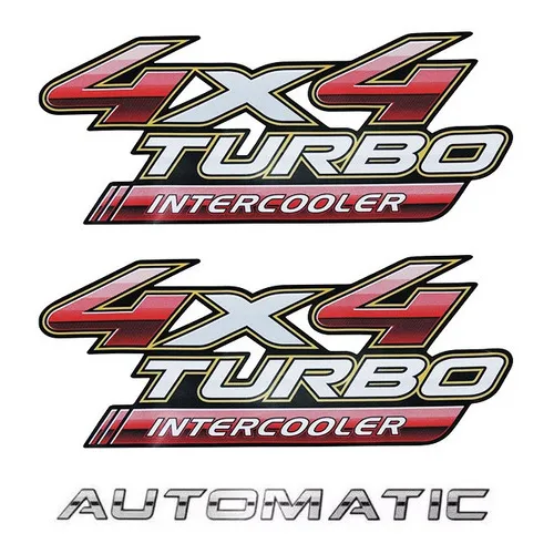 Kit Adesivos 4x4 Turbo Intercooler Hilux 09/12 + Automatic Foto 1