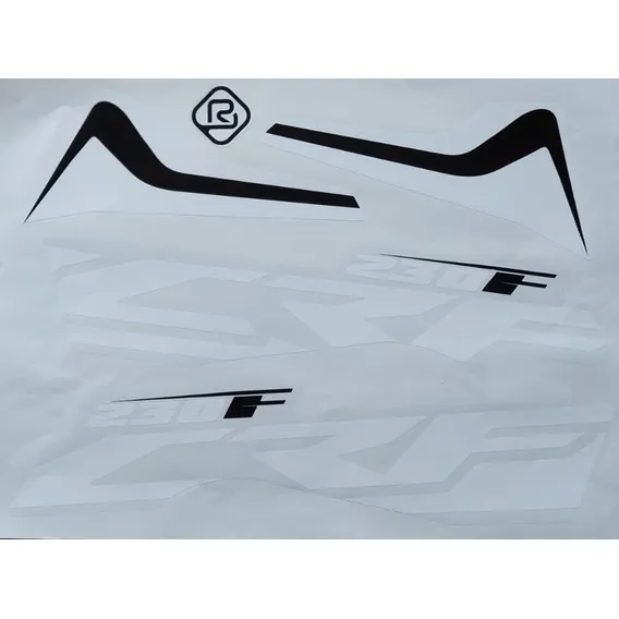 Kit Adesivos Aletas Tanque Amx Select Crf 230 2015 2016 2018 Foto 1