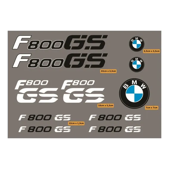 Kit Adesivos Bmw F800gs Ca-14191 Foto 1