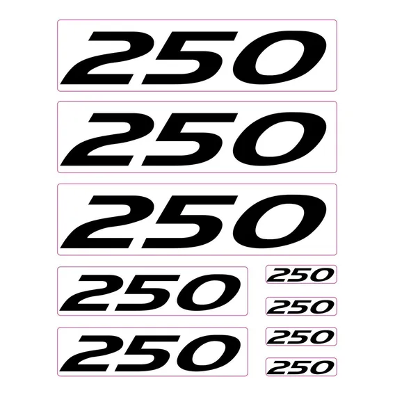 Kit Adesivos Capacete 250 Refletivo Ktcp01 Cor Adesivo Kasinski Foto 1
