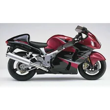 Kit Adesivos Carenagem Suzuki Hayabusa Gsx 1300r 2007 Vinho Foto mini 3