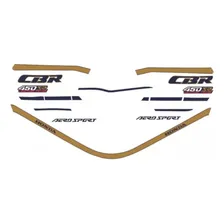 Kit Adesivos Cbr 450 Sr 1989 1990 Azul Lb00406 Foto mini 1