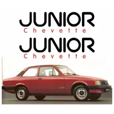 Kit Adesivos Chevrolet Chevette Junior Preto Cj002 Foto mini 3