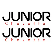 Kit Adesivos Chevrolet Chevette Junior Preto Cj002 Foto mini 4