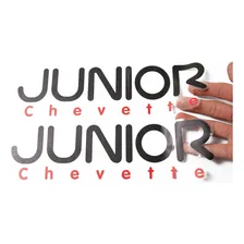 Kit Adesivos Chevrolet Chevette Junior Preto Cj002 Foto mini 2