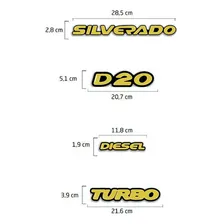 Kit Adesivos Chevrolet Silverado D20 2000 E 2001 Alto Relevo Foto mini 4