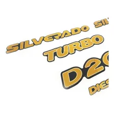 Kit Adesivos Chevrolet Silverado D20 2000 E 2001 Alto Relevo Foto mini 2