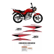 Kit Adesivos Compativeis Suzuki Yes 125 2008 Vermelha 10200 Foto mini 1