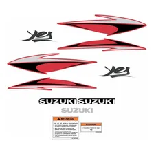 Kit Adesivos Compativeis Suzuki Yes 125 2008 Vermelha 10200 Foto mini 2