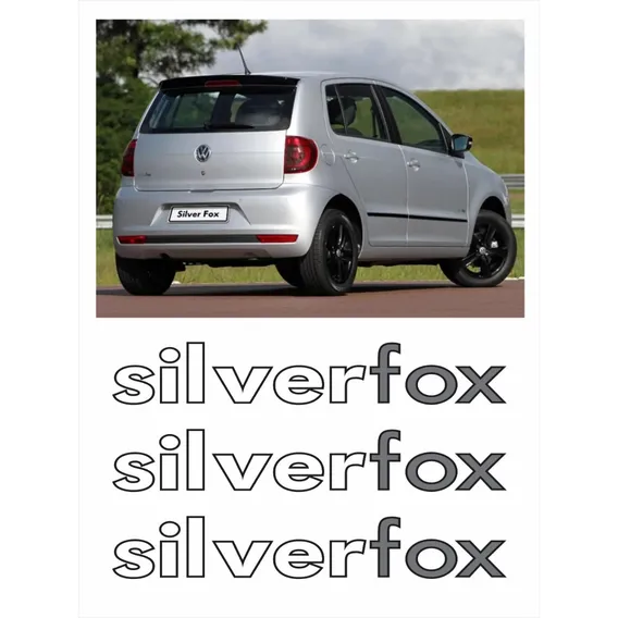 Kit Adesivos Compatível Com Vw Silverfox Cor padrão Foto 1