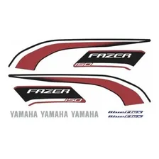 Kit Adesivos Compatível Com Yamaha Fazer 150 Ed 2014 Cor PADRÃO Foto  mini 1