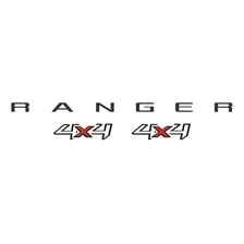 Kit Adesivos CompatÃvel Ranger 4x4 2013 2014 2015 F633 Cor Preto Foto mini 1