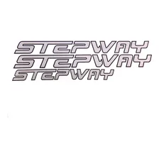 Kit Adesivos Compatível Sandero Stepway Faixas Cinza R042 Foto mini  2