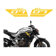 Kit Adesivos CompatÃvel Tanque Mt-07 Mt07 Amarelo Moto R283 Cor Laranja Foto mini 1