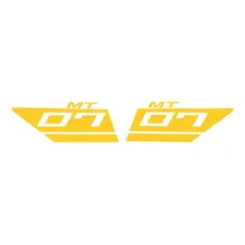 Kit Adesivos CompatÃvel Tanque Mt-07 Mt07 Amarelo Moto R283 Cor Laranja Foto mini 2