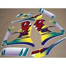 Kit Adesivos CompatÃvel Yamaha Dt 200r Dt200 1999 Branca 686 Cor DT 200R 1999 BRANCA E PINK Foto mini 2