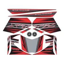Kit Adesivos Compatível Yamaha Xtz 125e 2014 Vermelha 10490 Foto  mini 1