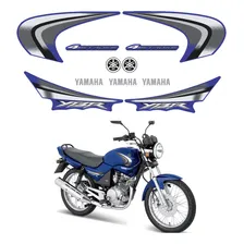 Kit Adesivos CompatÃvel Yamaha Ybr 125 2008 Azul Foto mini 1