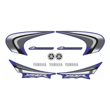 Kit Adesivos CompatÃvel Yamaha Ybr 125 2008 Azul Foto mini 2