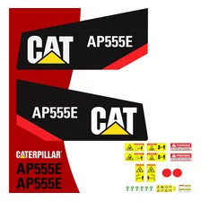 Kit Adesivos Completo Caterpillar Ap555e P/ Máquinas Pesadas Foto mini 1