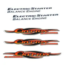 Kit Adesivos Crypton 2003 Bege Resinado 00857 Cor ADESIVO CRYPTON 2003 Foto mini 1