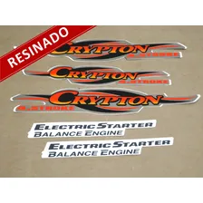Kit Adesivos Crypton 2003 Bege Resinado 00857 Cor ADESIVO CRYPTON 2003 Foto mini 2