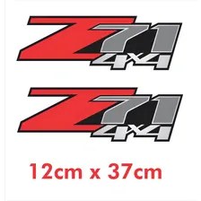 Kit Adesivos Emblema Z71 4x4 Chevrolet Off Road S10 Ca-05392 Foto mini  2