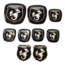 Kit Adesivos Emblemas Aplique Fiat Punto Abarth Res17 Cor Padrão Foto mini 3