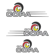 Kit Adesivos Emblemas Volkswagen Gol Copa Cor PADRÃO Foto mini  2