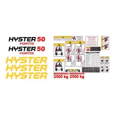 Kit Adesivos Empilhadeira Hyster 50 Fortis Ca-12803 Mq Foto mini  2