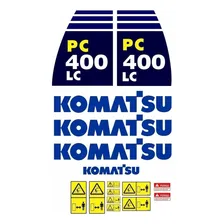Kit Adesivos Escavadeira Komatsu Pc 400 Lc Pc400lc Mk Foto mini 2