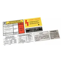 Kit Adesivos Etiquetas Motor Chevrolet Monza Etmt3 Foto mini 1