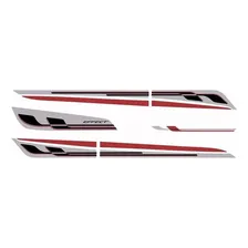 Kit Adesivos Faixa Lateral Cap么 Traseira Para Effect Onix 2014 2015 2016 Preto Sportinox Foto mini 3