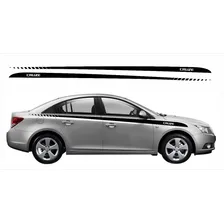 Kit Adesivos Faixa Lateral Chevrolet Cruze Ca-13679 Foto  mini 1