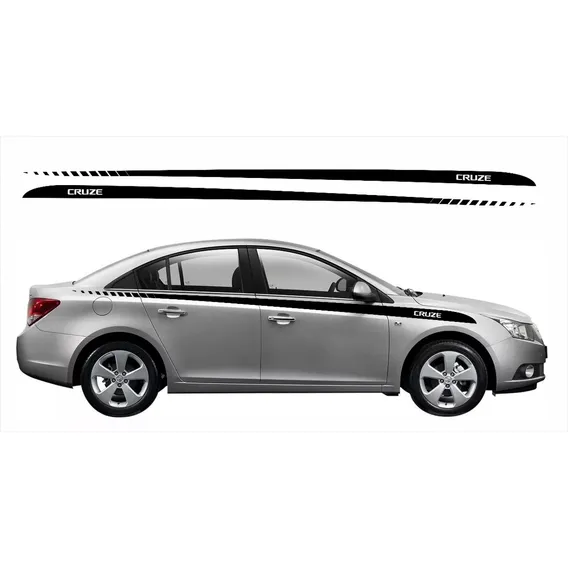 Kit Adesivos Faixa Lateral Chevrolet Cruze Ca-13679 Foto 1