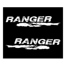 Kit Adesivos Faixa Lateral Ford Ranger Cor Branco Foto mini 2